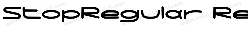 StopRegular Regular字体转换